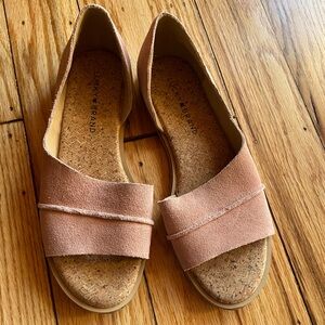 Lucky Brand Open Toe Flats